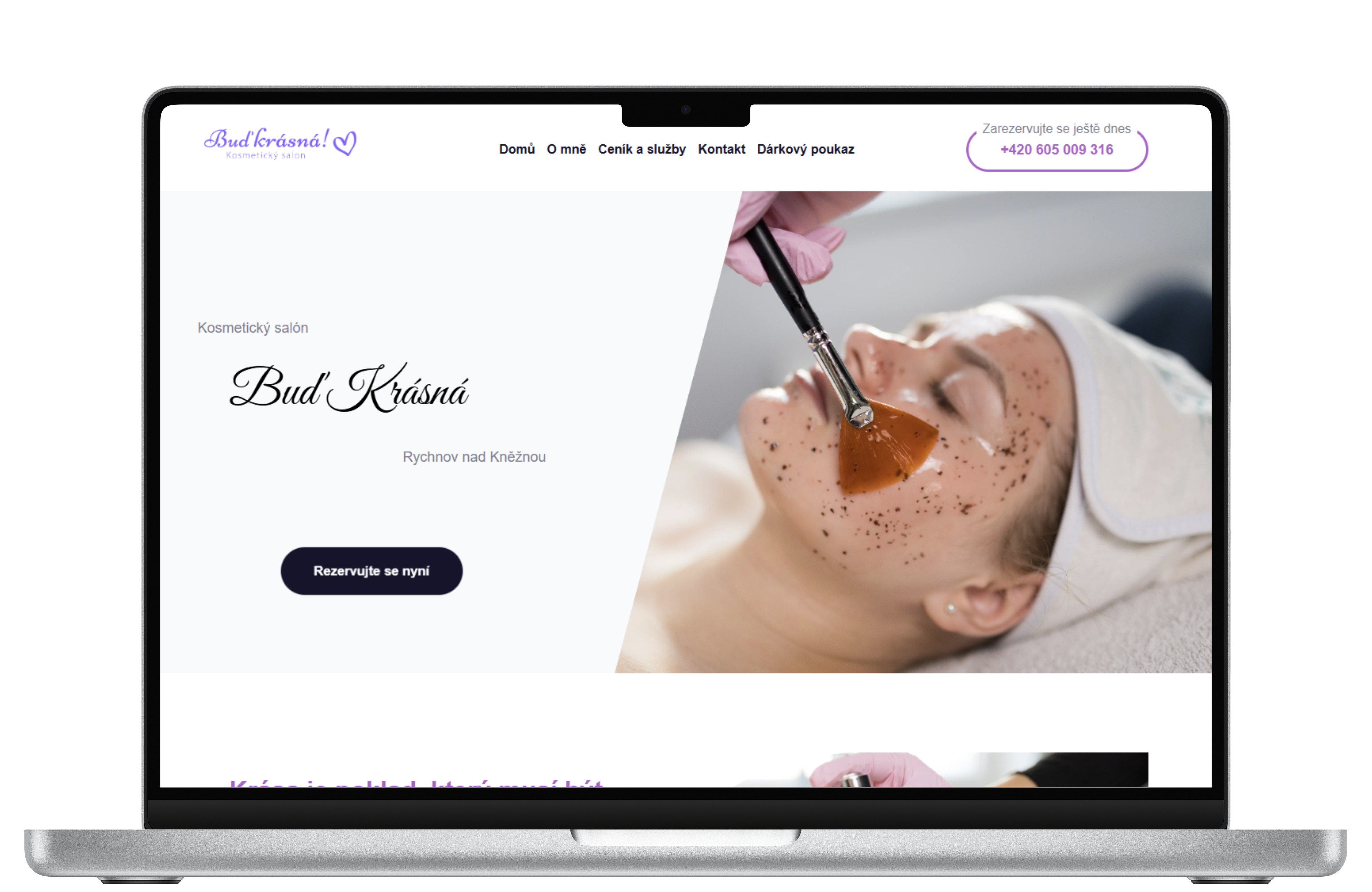 webová stránka Buď Krásná